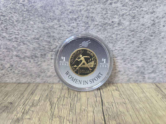 1992 Olympic (Women in Sport) $1 Proof