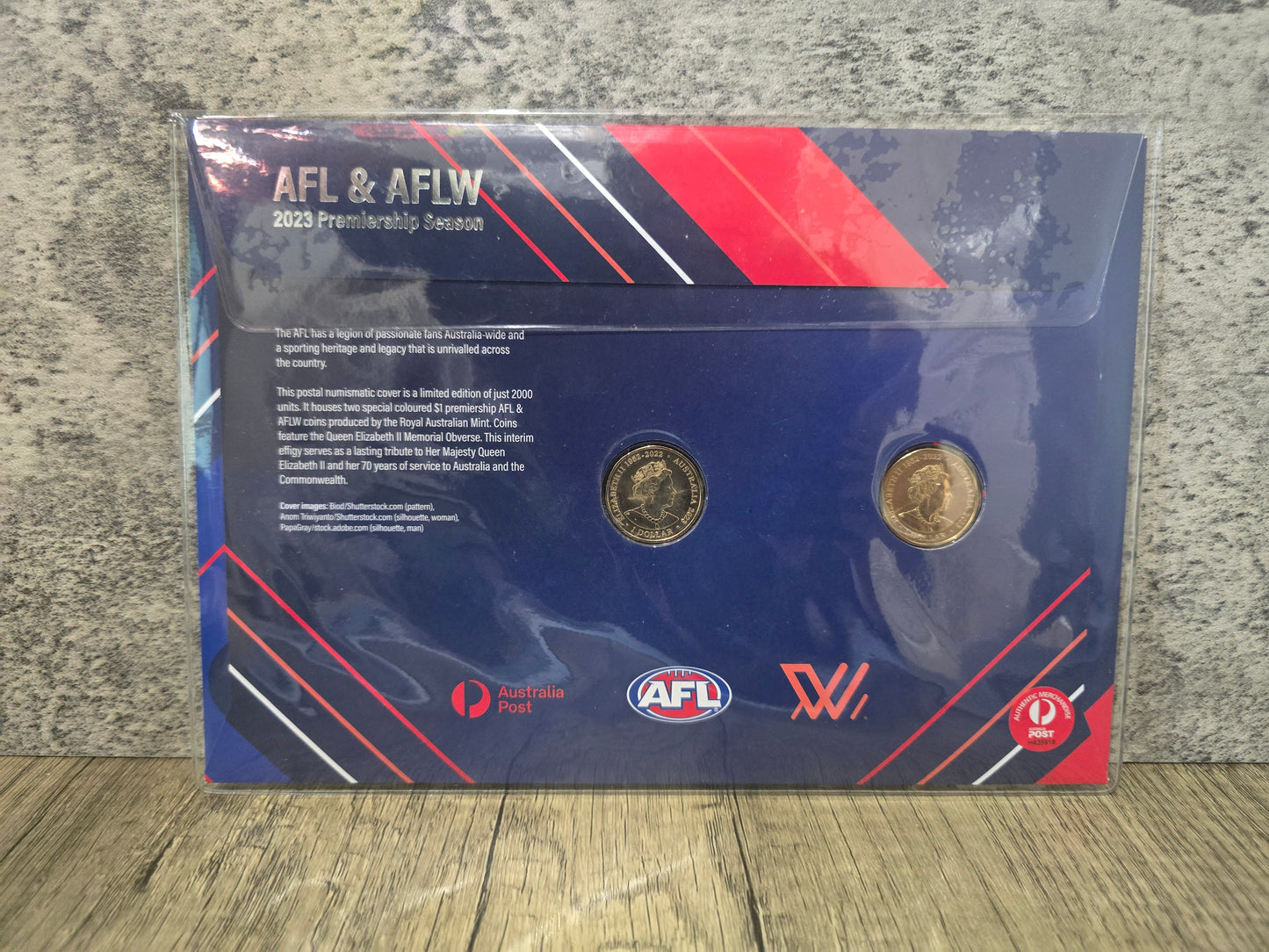 AFL/AFLW Premiership 2-coin $1 Impressions C5 PNC