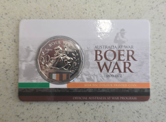 Boer War 50c card