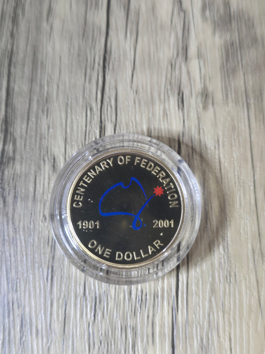 2001 Centenary of Federation $1 Proof