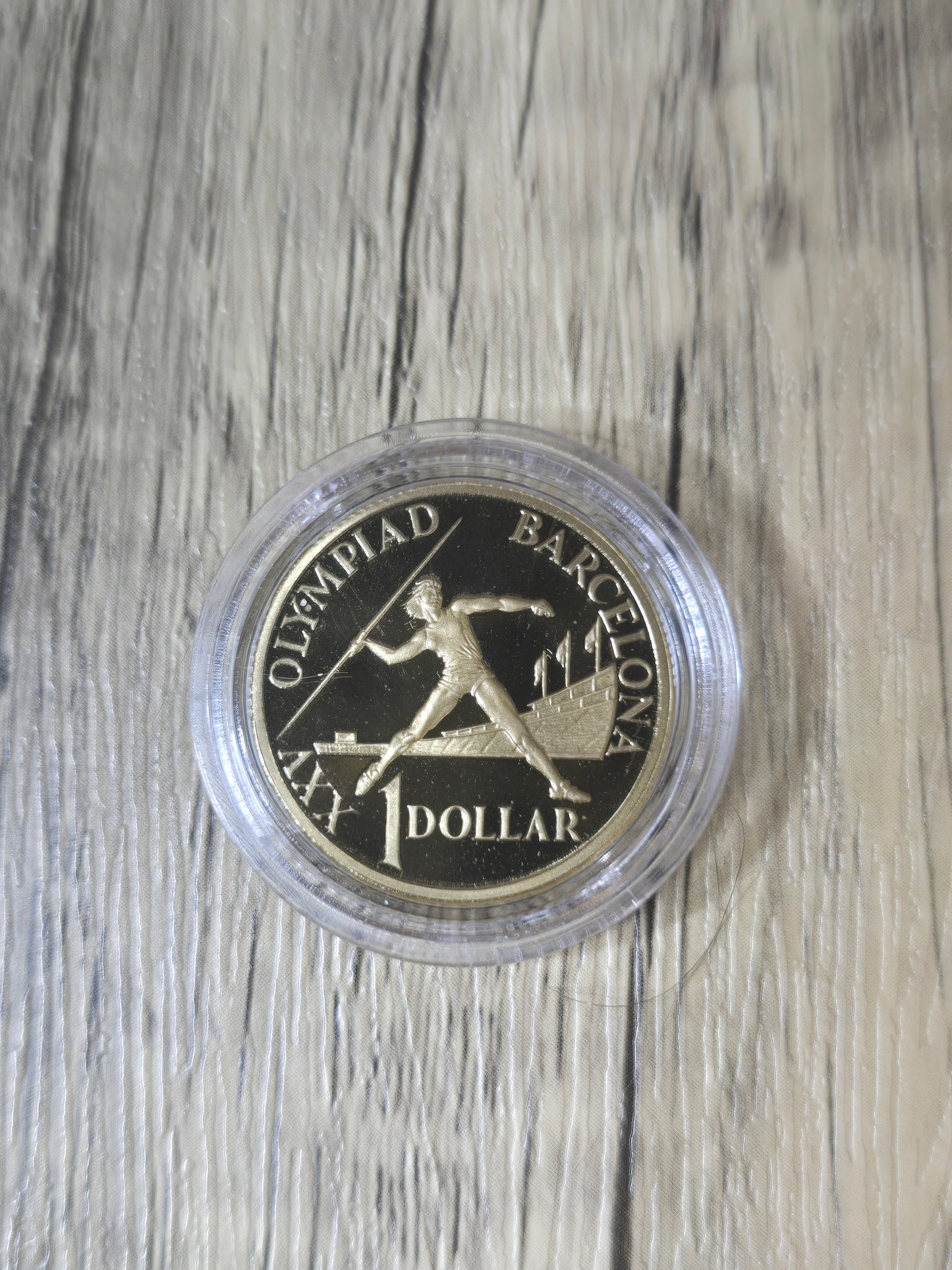 1992 Barcelona Olympic $1 Proof