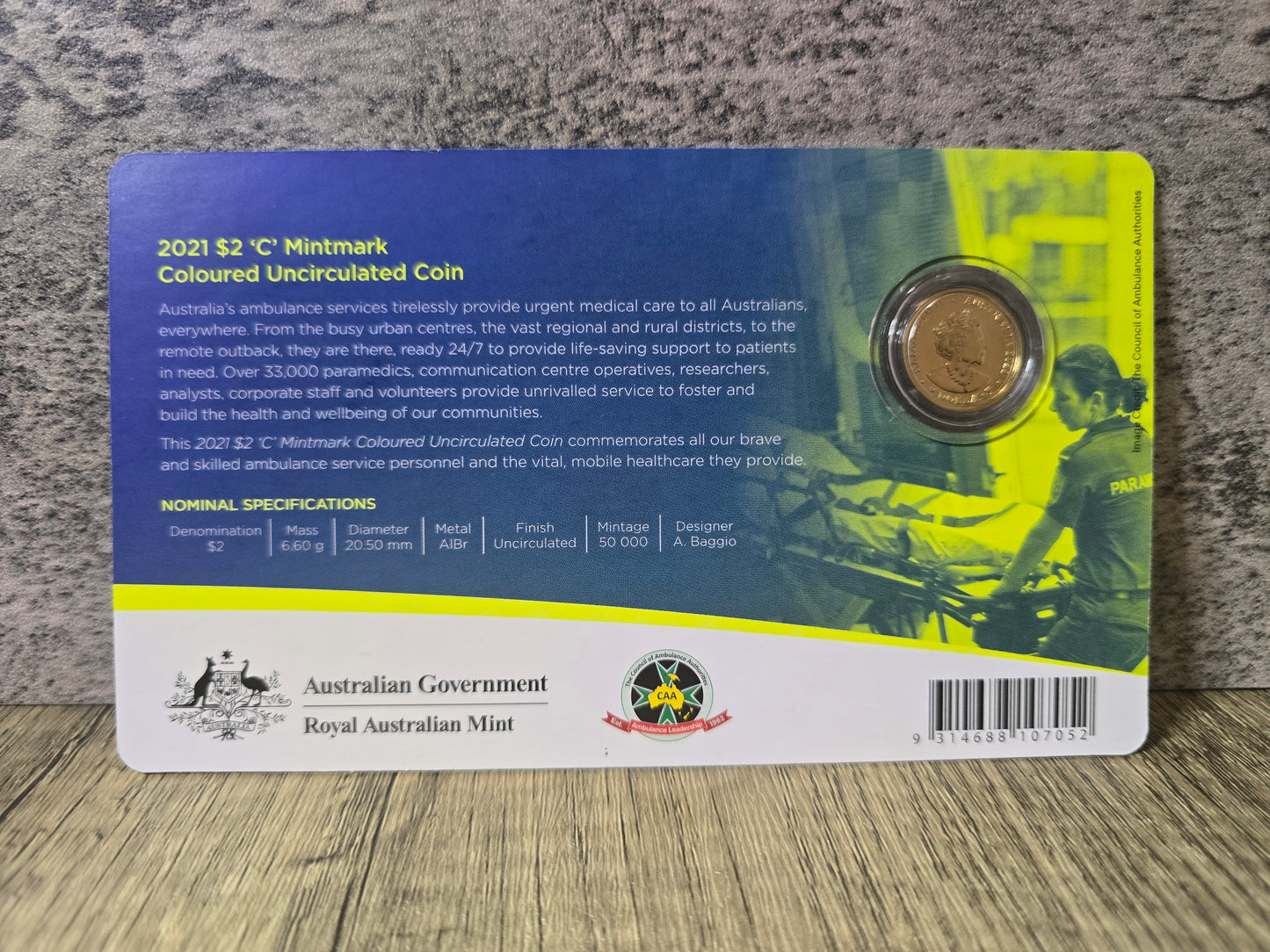 Ambulance $2 C-Mint card 2021