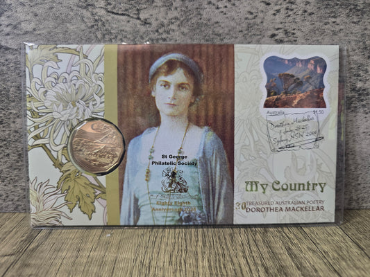 Dorothea Mackellar 50c St. George Philatelic PNC