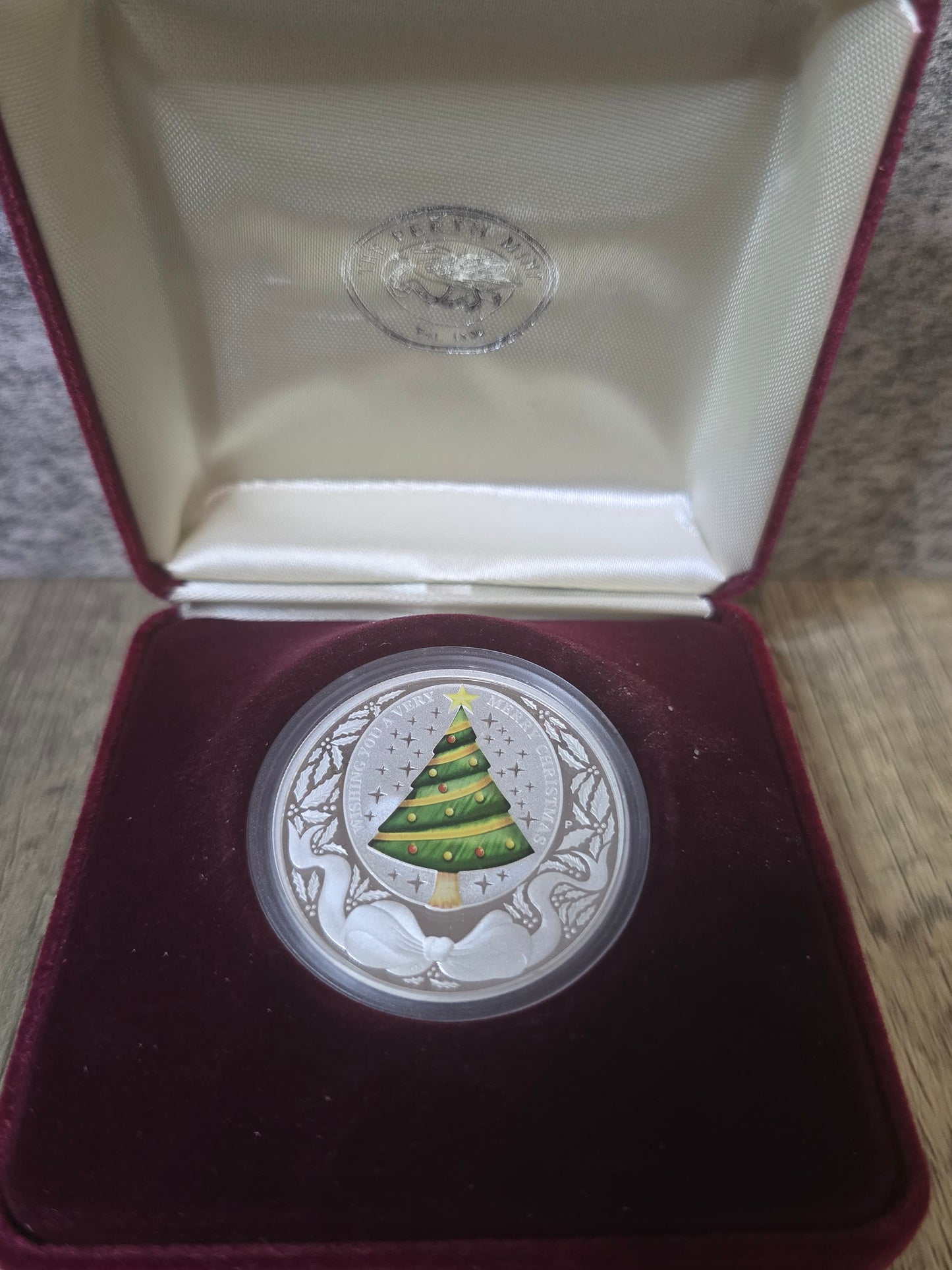 Merry Christmas 2008 1oz proof