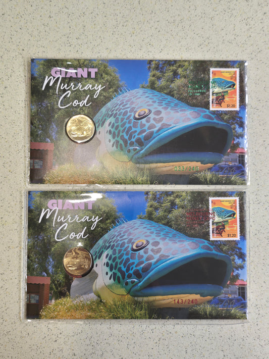 Melbourne Money Expo 2024 AusPost - Murray Cod Pair