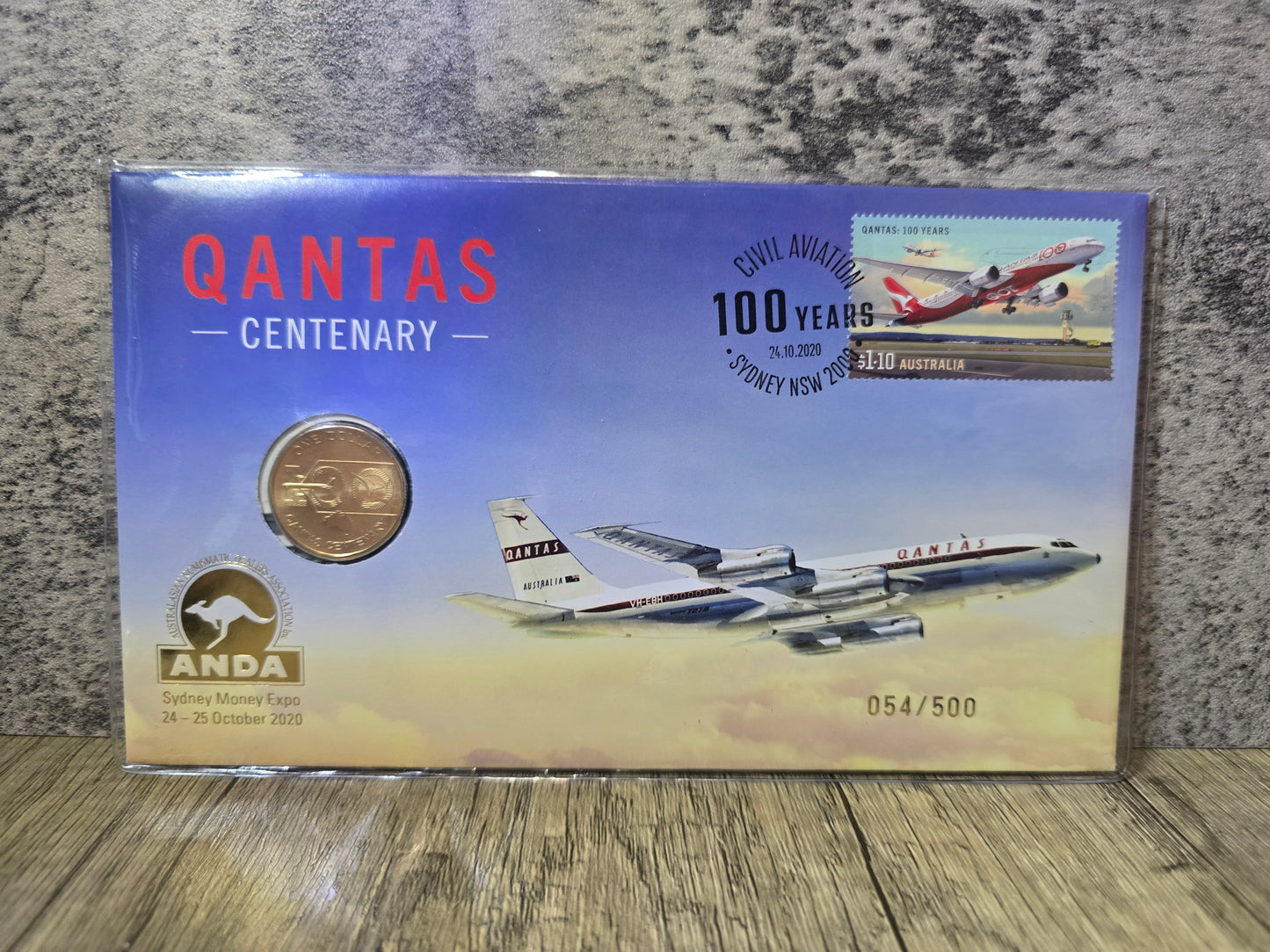 QANTAS ANDA $1 PNC