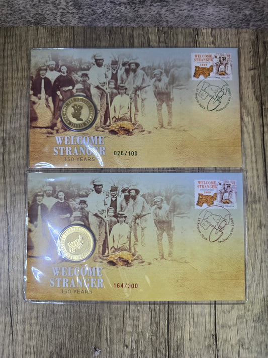 Welcome Stranger $1 2019 Melbourne Coin Show OVP PNC Set