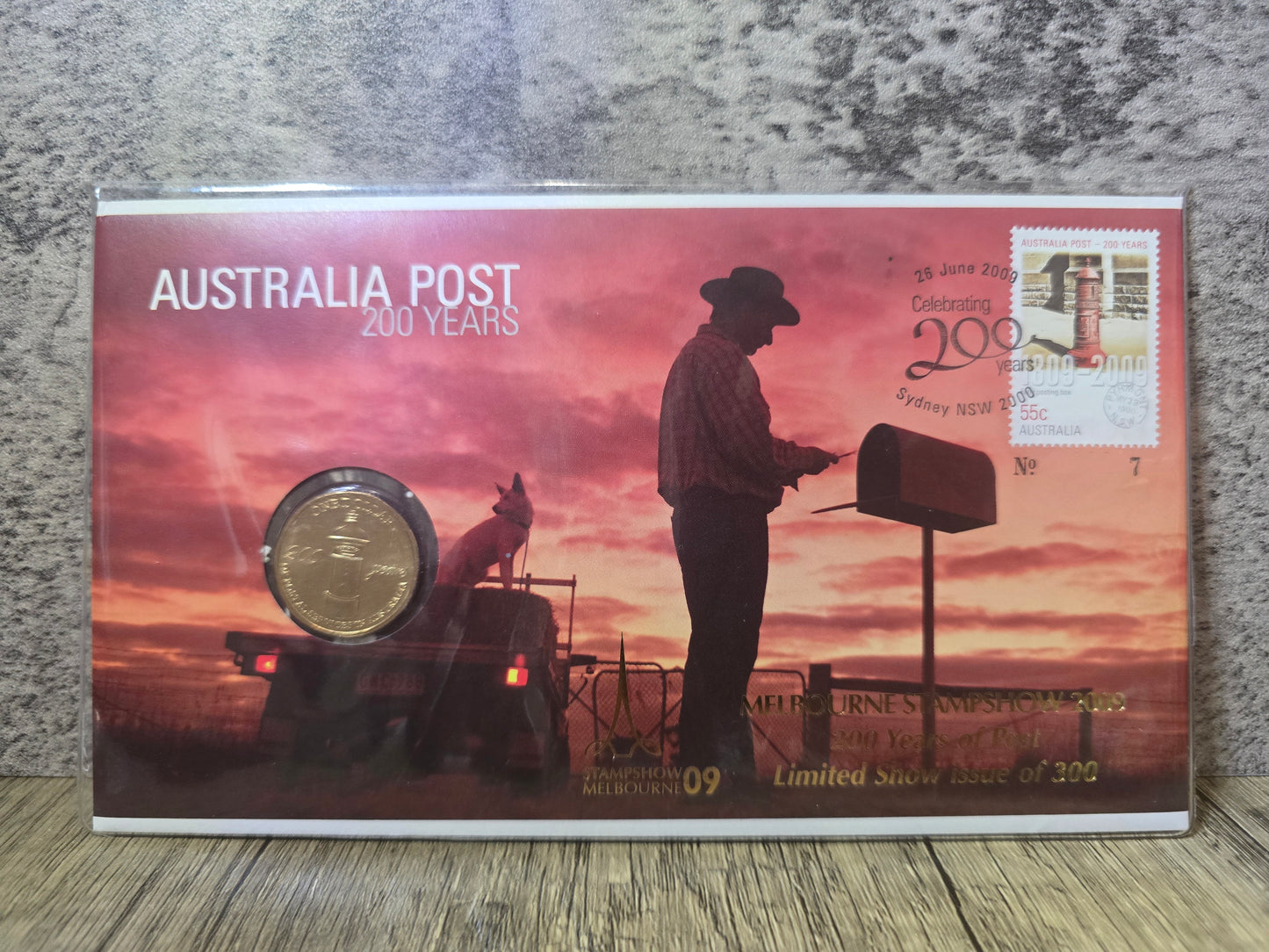 200years of AusPost Melbourne Stamp Show PNC 2009