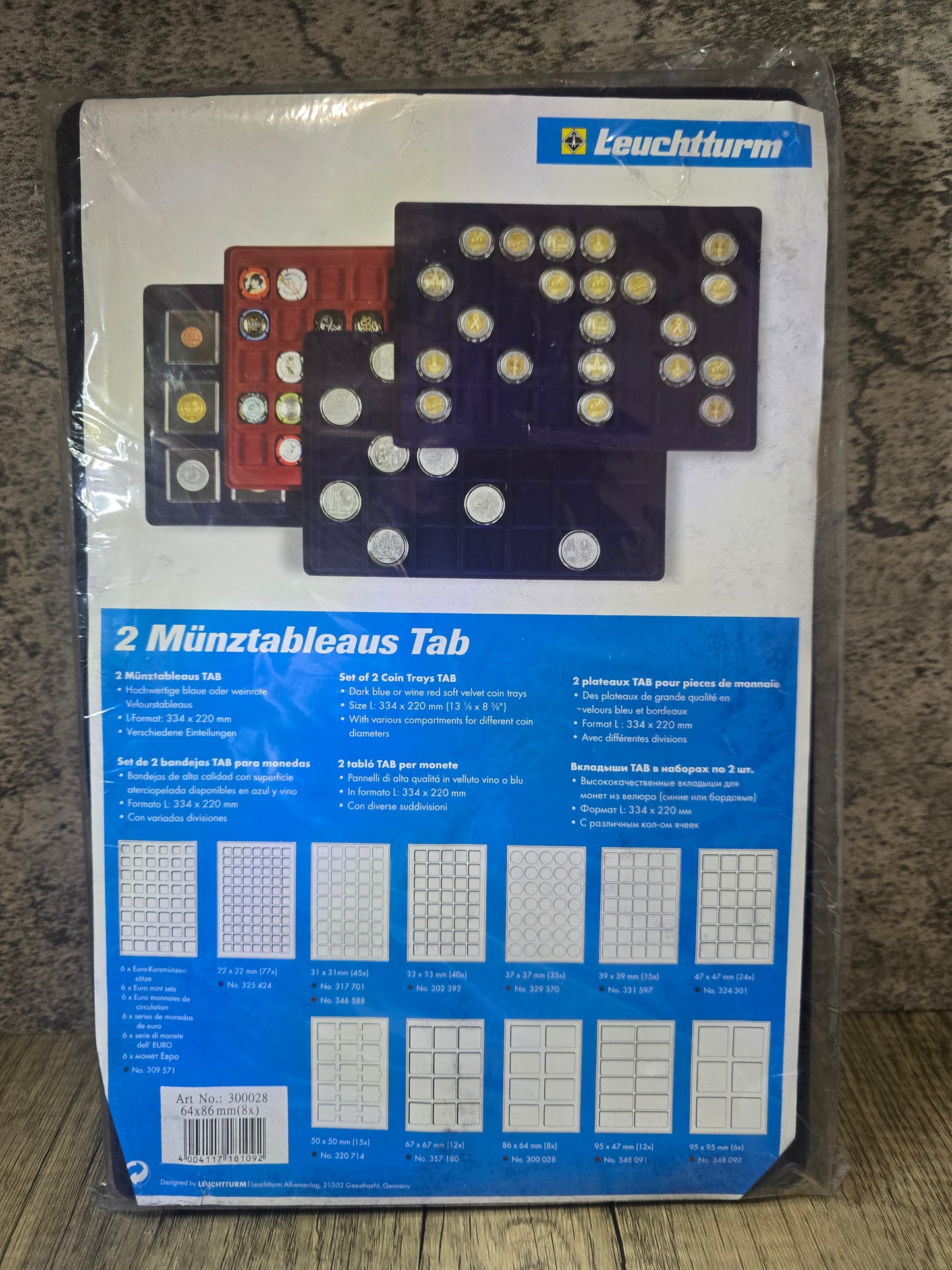 Lighthouse Slab Tray 64mmx86mm 8Slot (2pk)