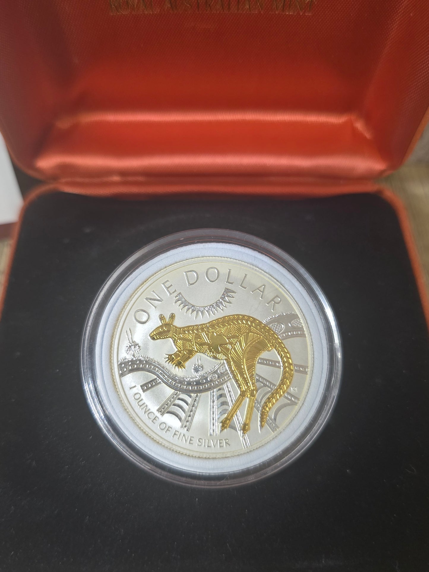 2003 Gold Plated Kangaroo 1oz