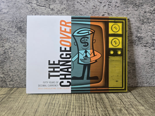 Changeover 50th Anniversary of Decimal Currency Pop-In Collector Folder 2016 (RAM Issued)