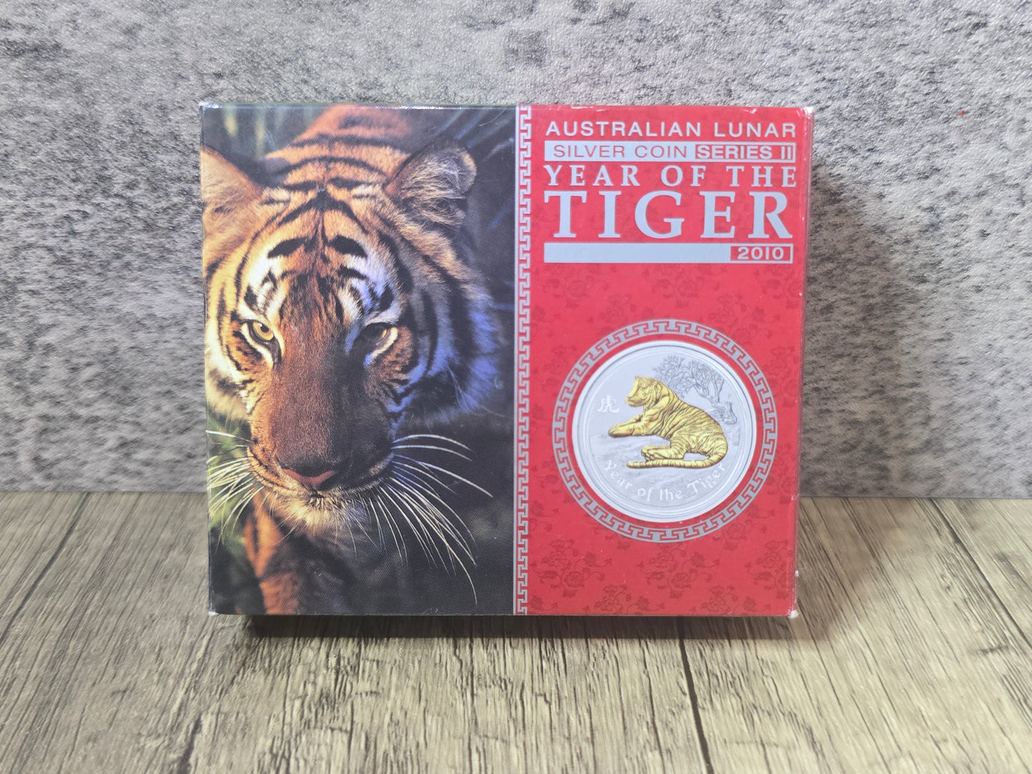 Lunar Tiger Gilded 1oz 2010