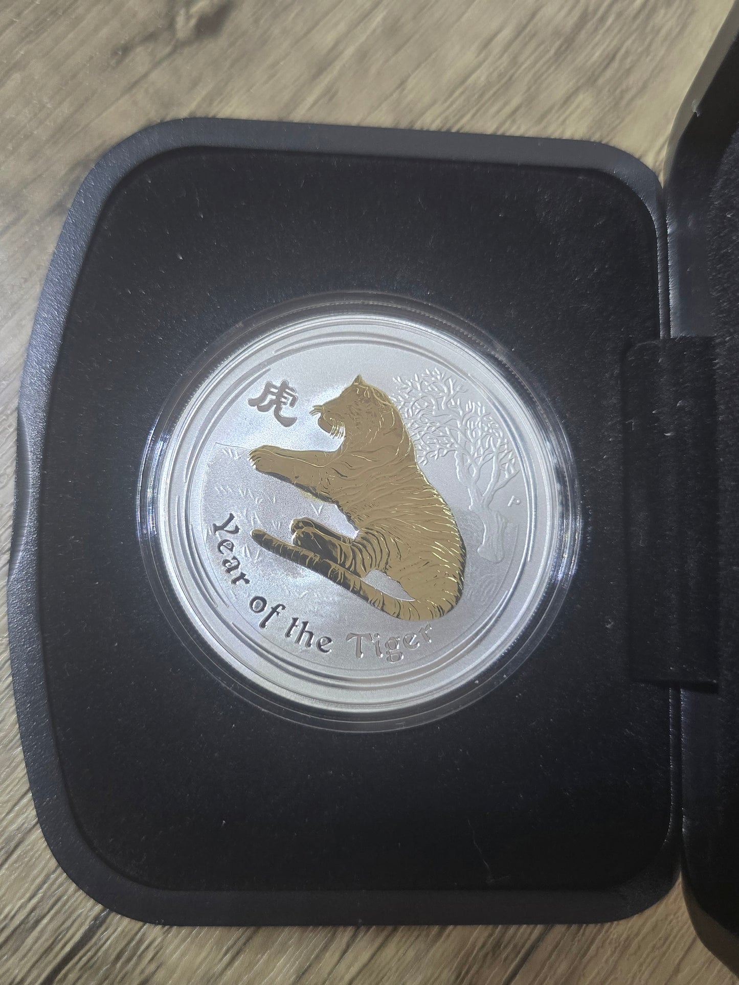 Lunar Tiger Gilded 1oz 2010