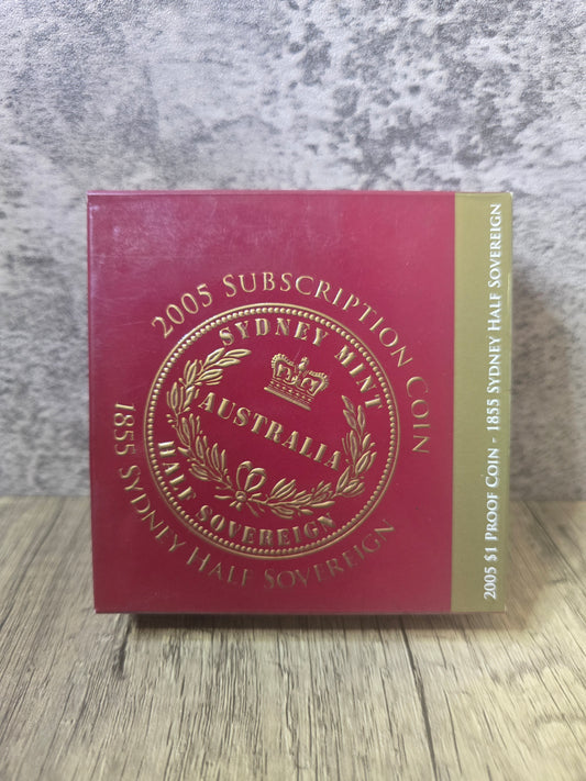 Sydney Half Sovereign 60.6g proof 2005 (subscription coin)