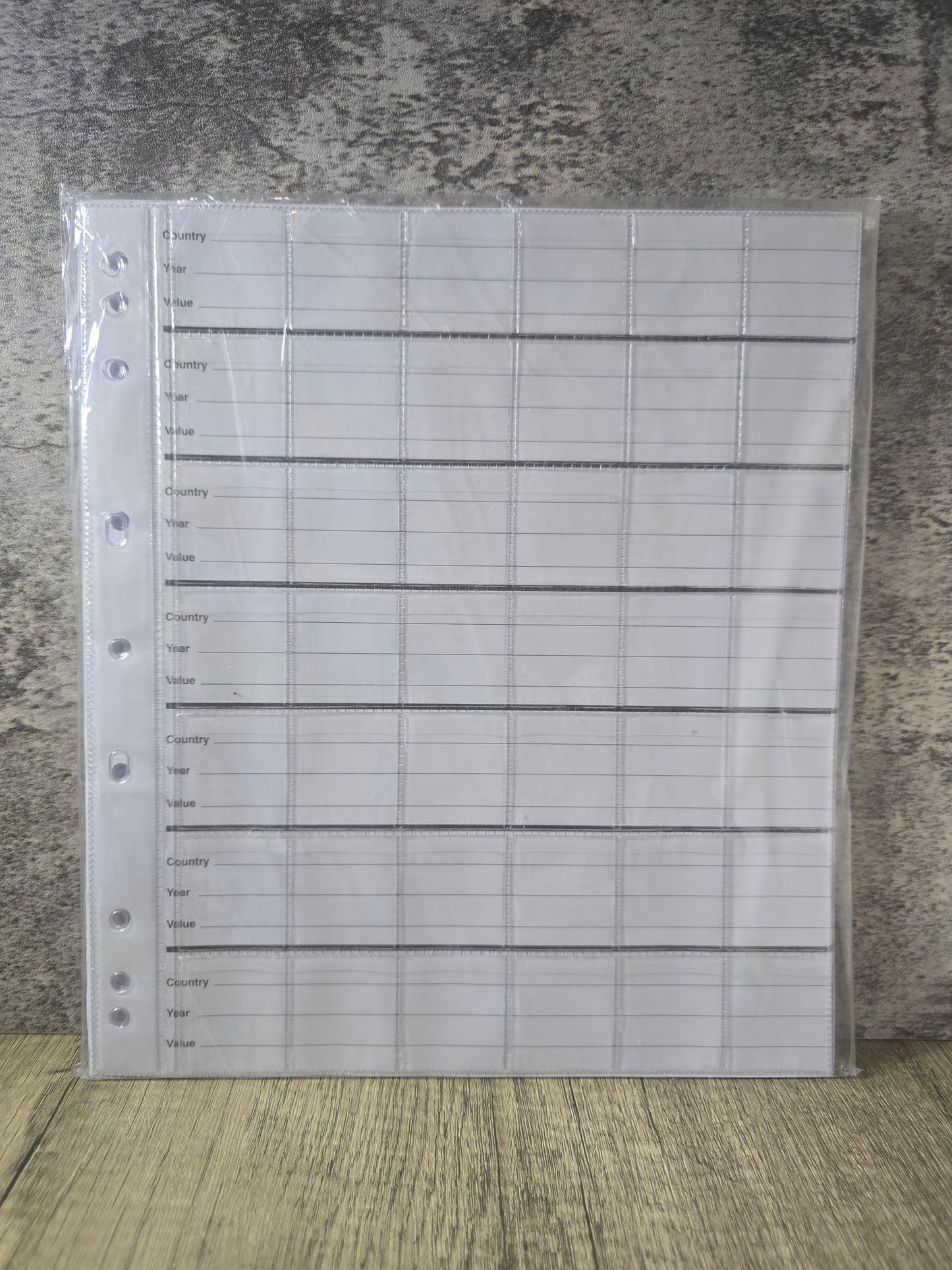 VST coin pages 42 slot 30mm (10pk)