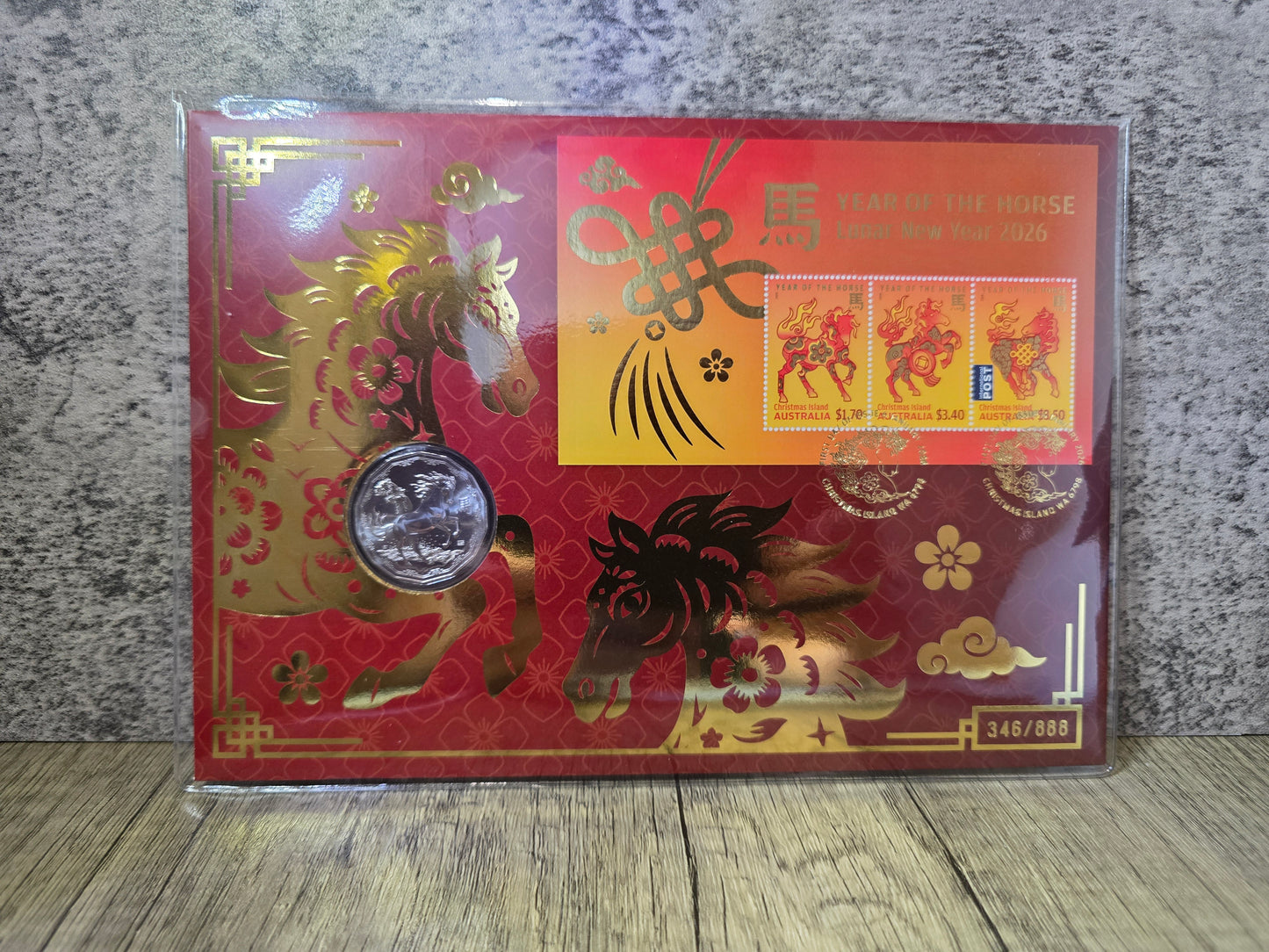Lunar Horse 50c envelope privy pnc 2026