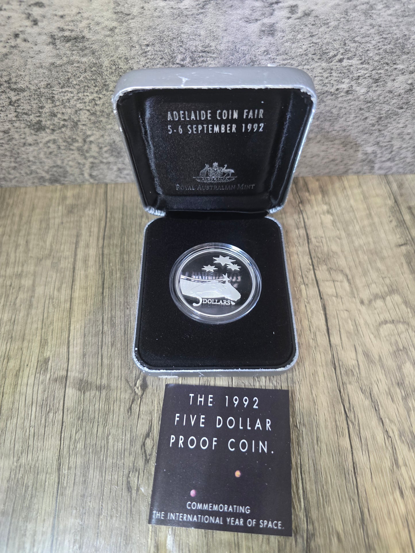 1992 Year of Space Adelaide Coin Fair Edition Silver Proof