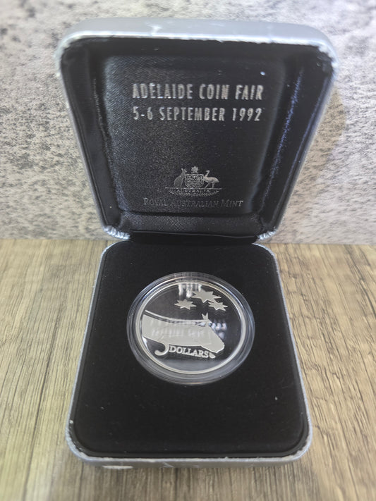 1992 Year of Space Adelaide Coin Fair Edition Silver Proof