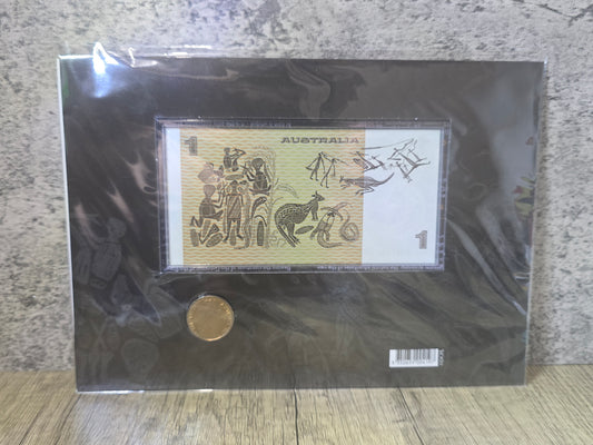 Downies $1 note/coin folio