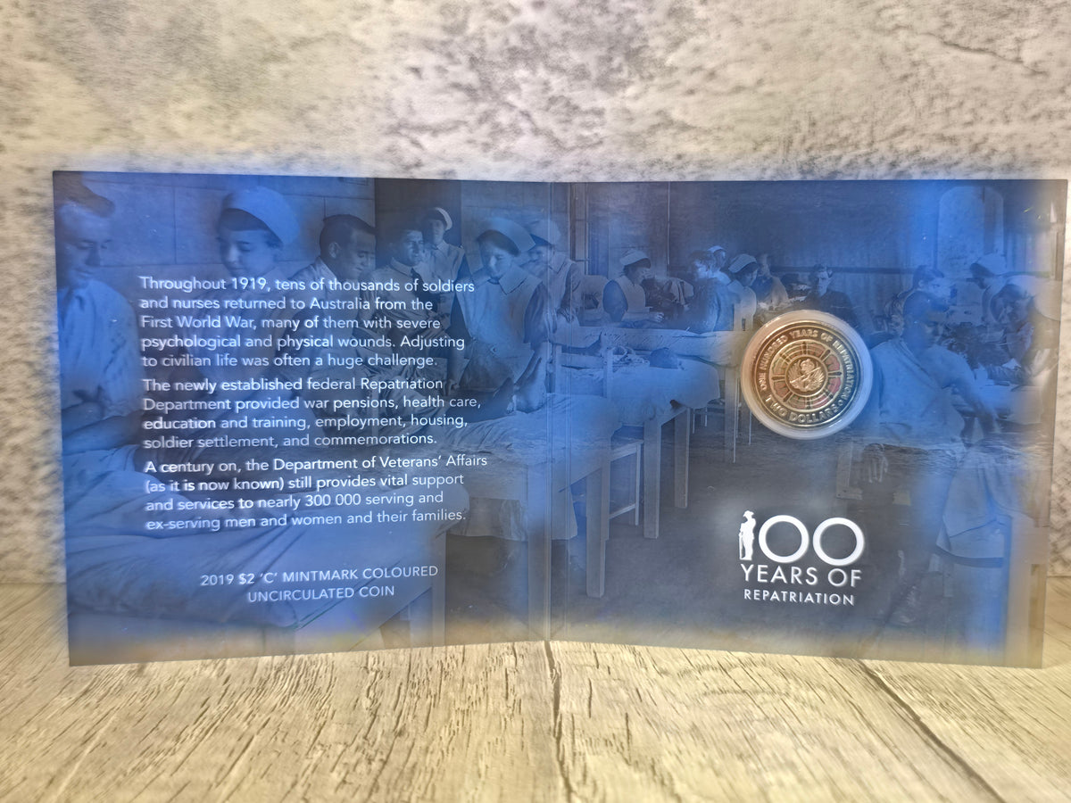 Repatriation Card Repatriation C-Mint $2 card 2019 – Fenix Collectables