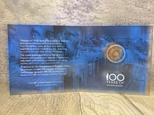 Repatriation C-Mint $2 card 2019