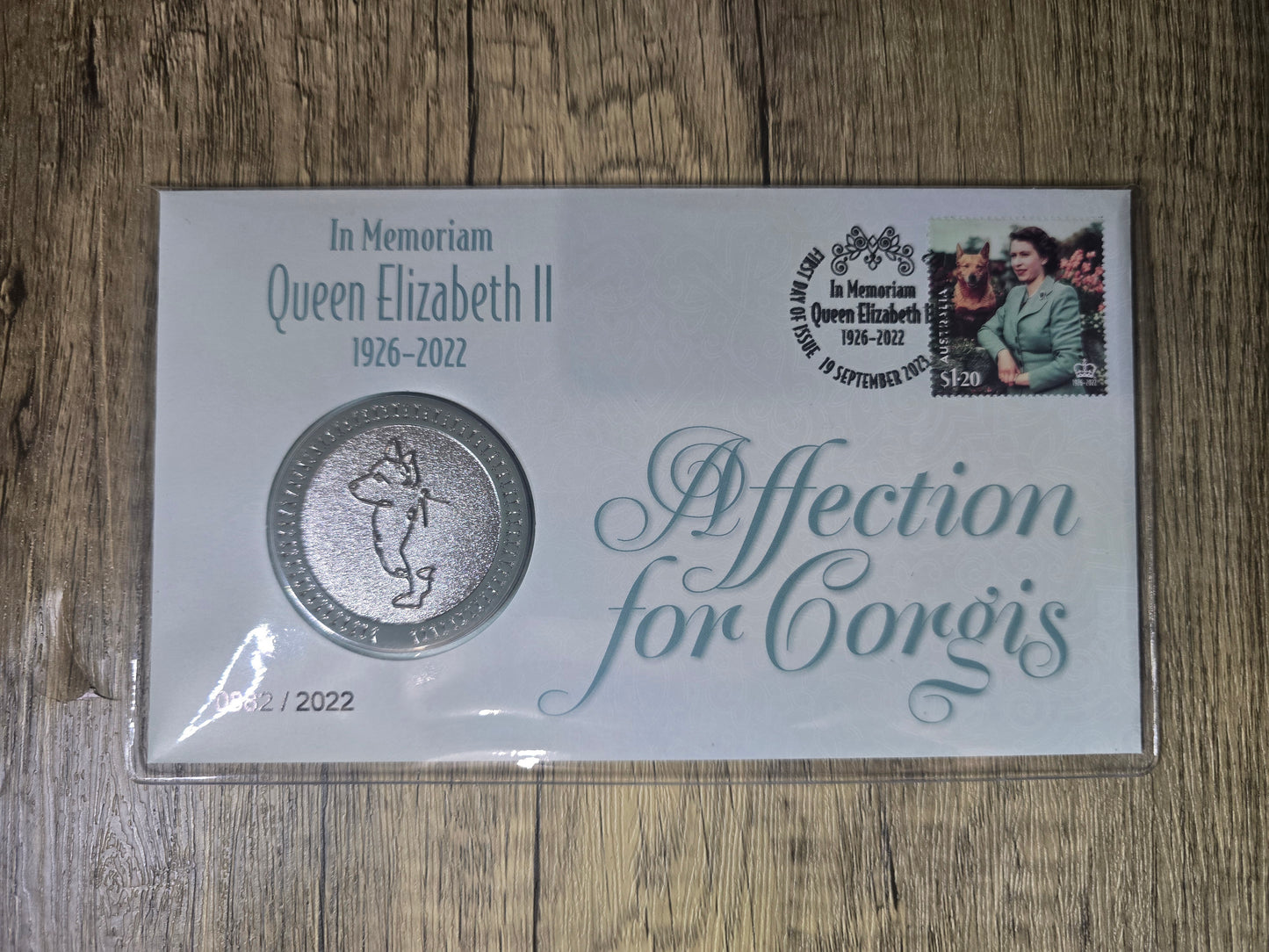 In Memoriam Queen Elizabeth II 1926-2022 PMC Medallion Cover Set