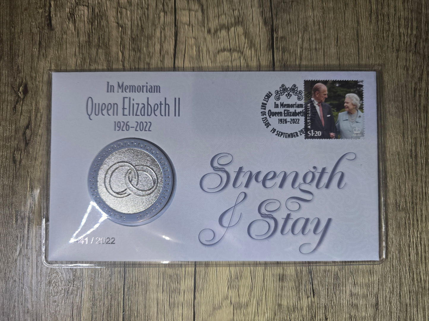 In Memoriam Queen Elizabeth II 1926-2022 PMC Medallion Cover Set