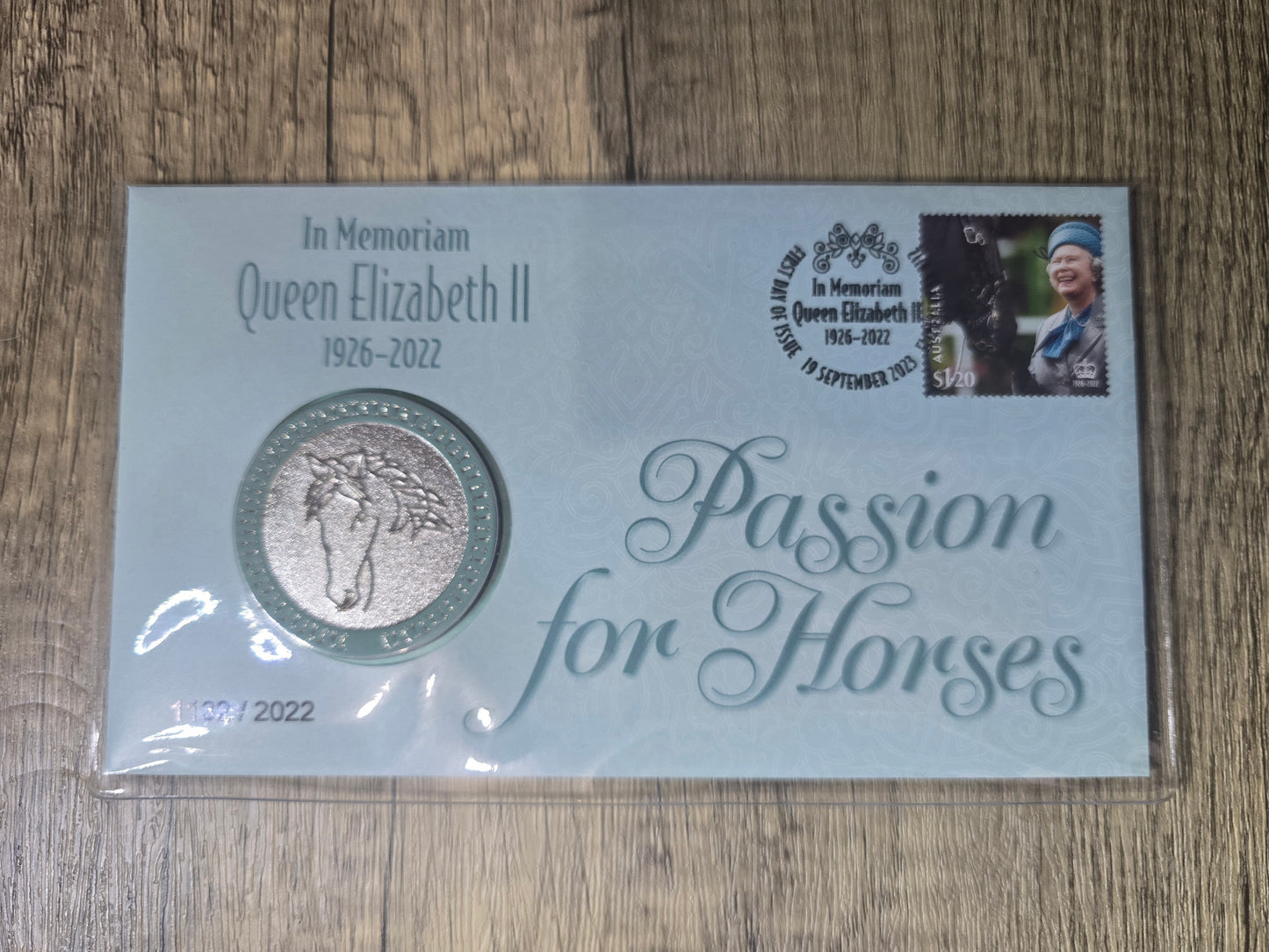 In Memoriam Queen Elizabeth II 1926-2022 PMC Medallion Cover Set