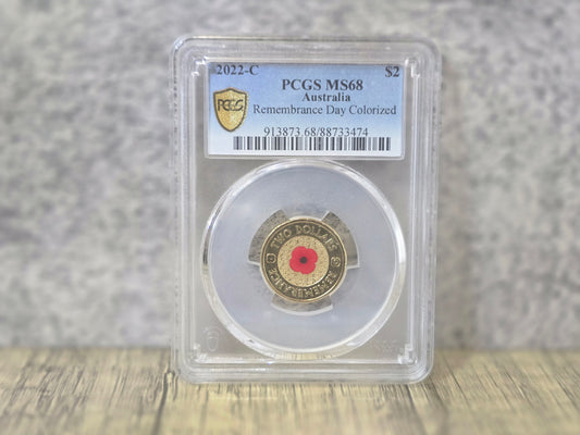 Remembrance Poppy 2022-C $2 MS68