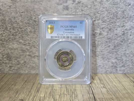 2013 Queens Coronation $2 MS65