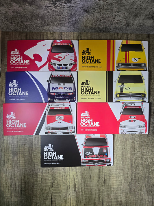 Holden High Octane 50c 7 coin set 2018