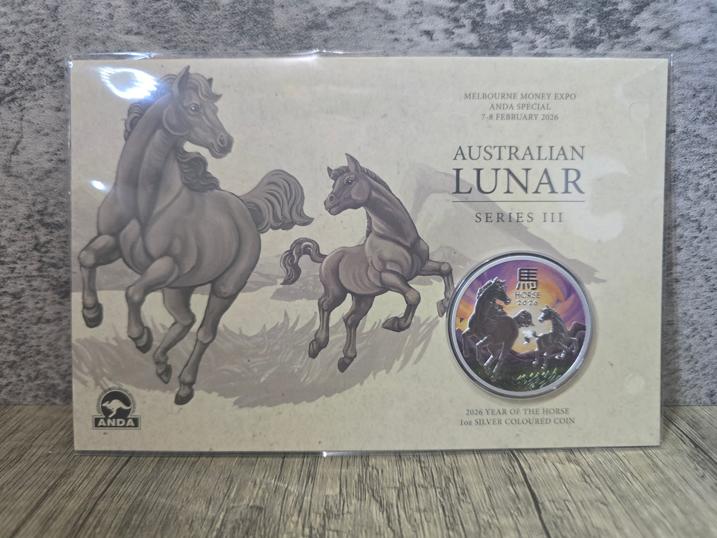 Coloured Horse 1oz ANDA Melbourne 2026