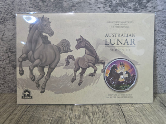 Coloured Horse 1oz ANDA Melbourne 2026