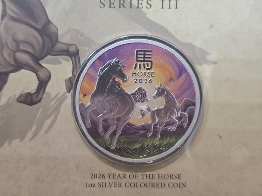Coloured Horse 1oz ANDA Melbourne 2026