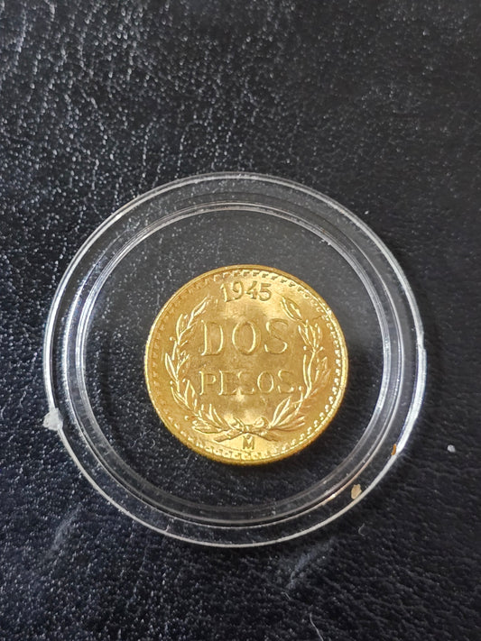 1945 Dos Pesos Mexico