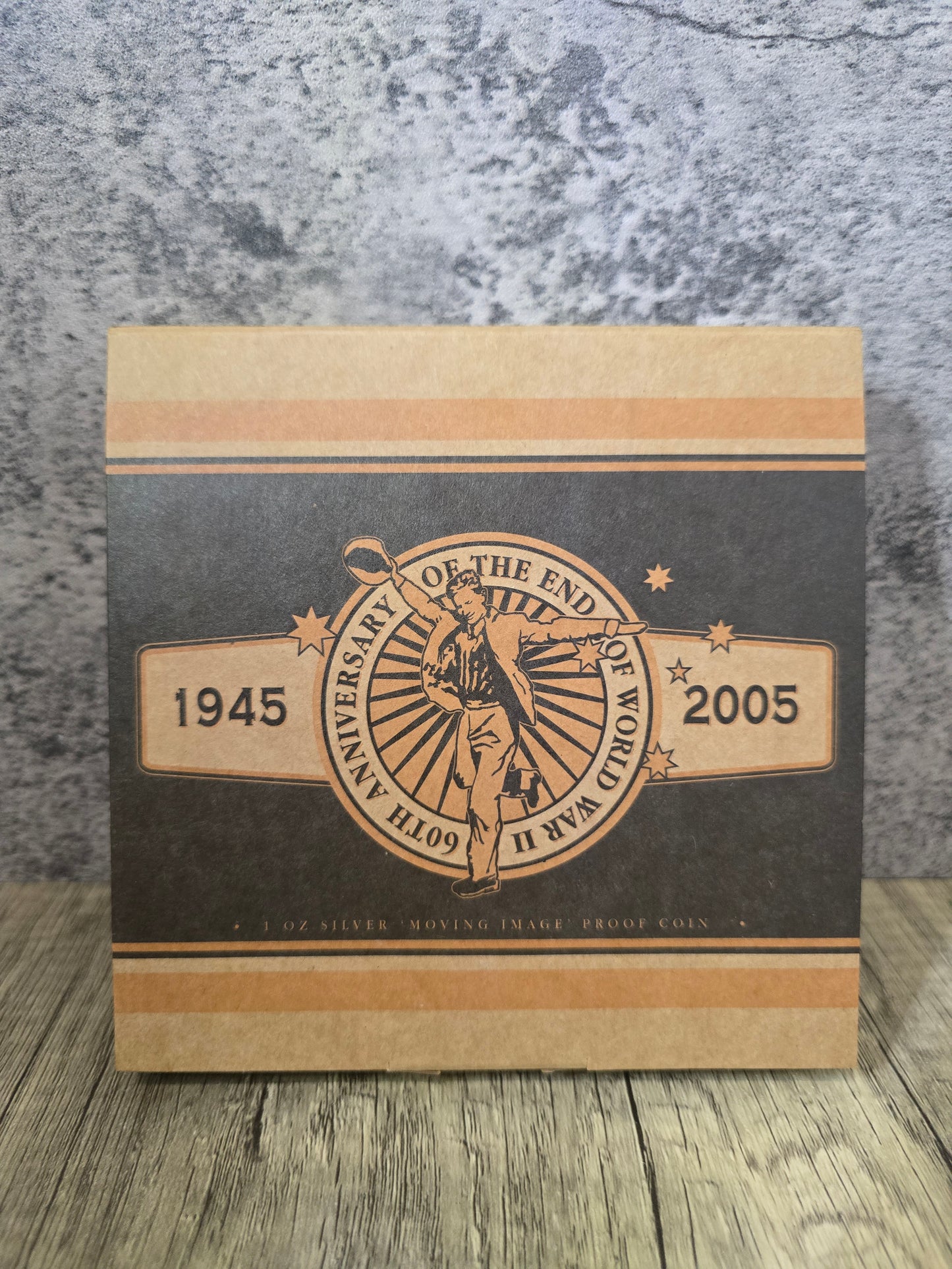 60th Anniversary End of World War II, Dancing Man 1oz lenticular