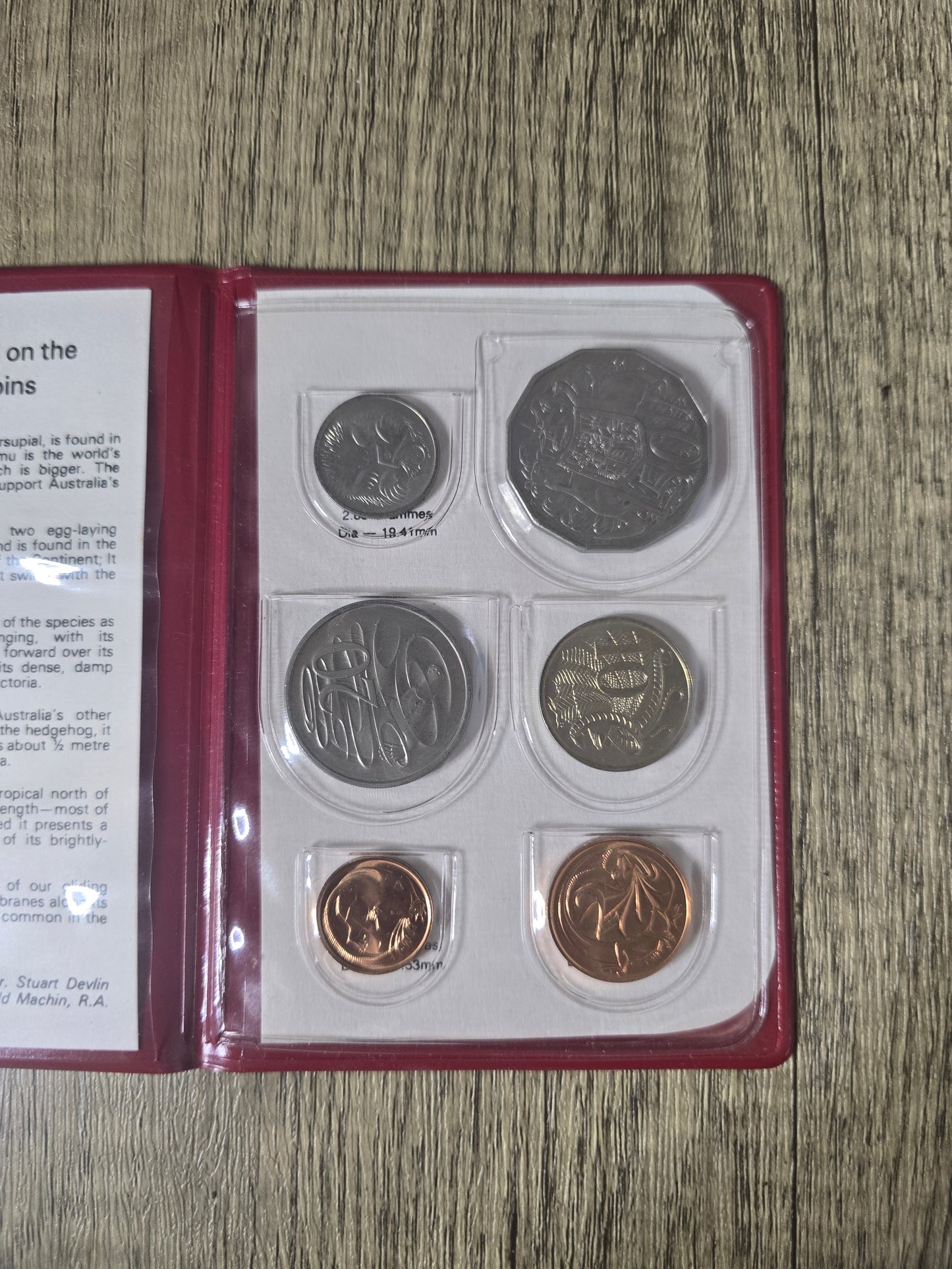 1981 Red Wallet Mint Set