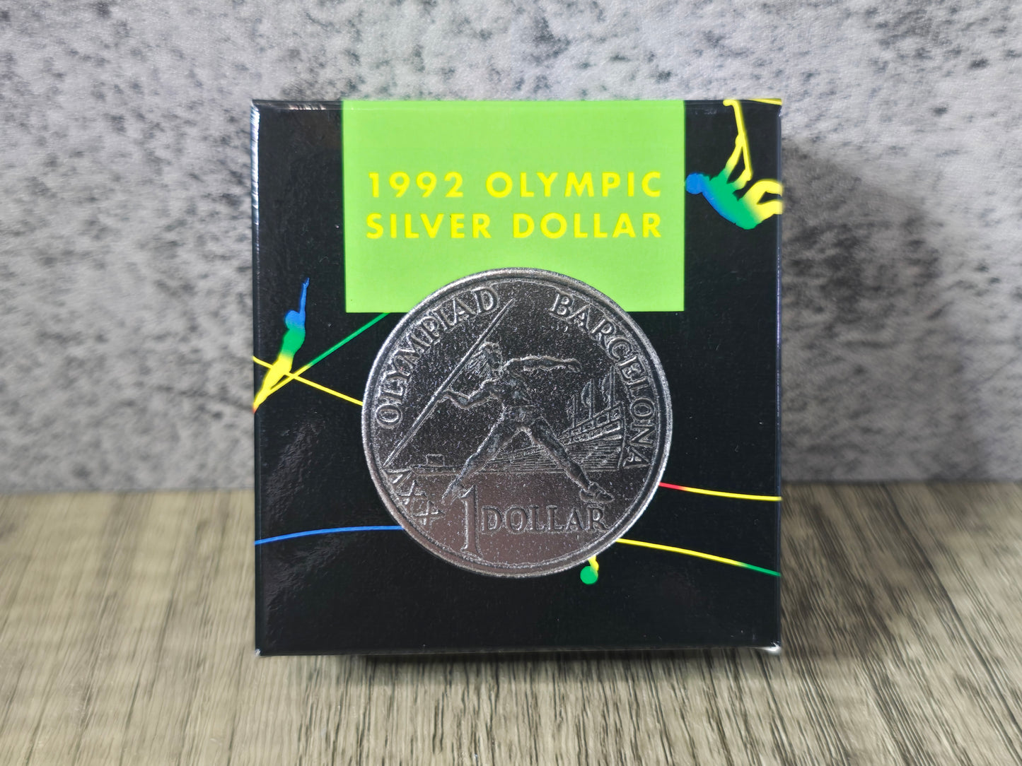 1992 Barcelona Olympics Silver Proof $1