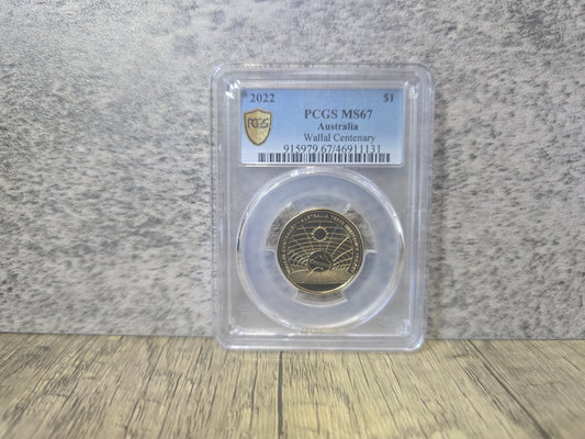 Centenary of Wallal $1 MS67