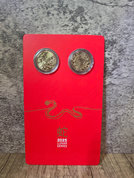 Lunar Year of the Snake (2 x $1 coin set) 2025