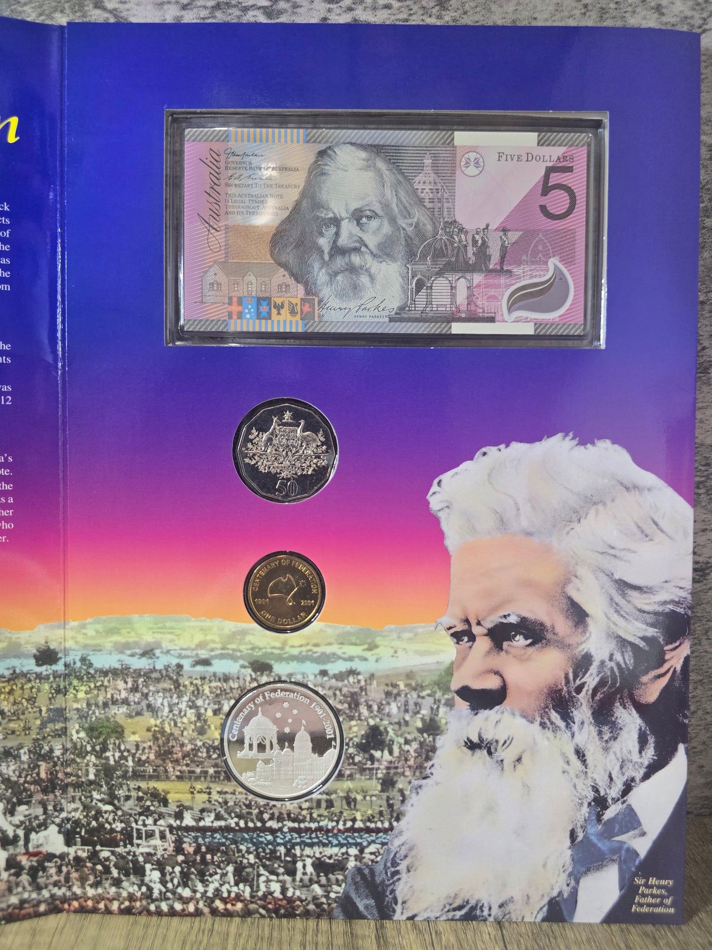 Centenary of Federation Folio Limited Edition 1oz (Sherwood) 2001