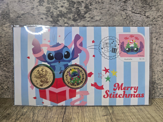 Lilo and Stitch Merry Christmas $1 PNC 2025
