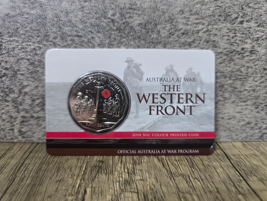Western Front 50c Poppy 2014