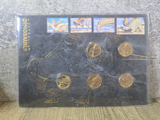 Dinosaur 2022 5-coin $1 Black Impressions PNC