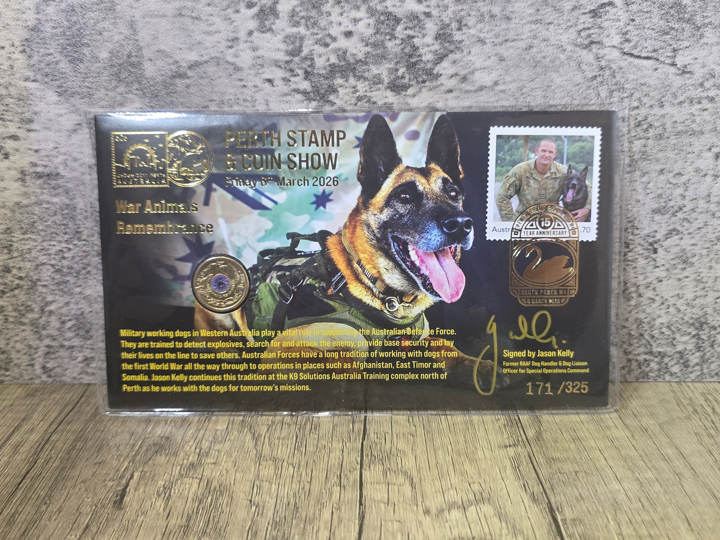 Perth Stamp and Coin Show 2026 PNC Set (Matching Numbered, Set of 4)