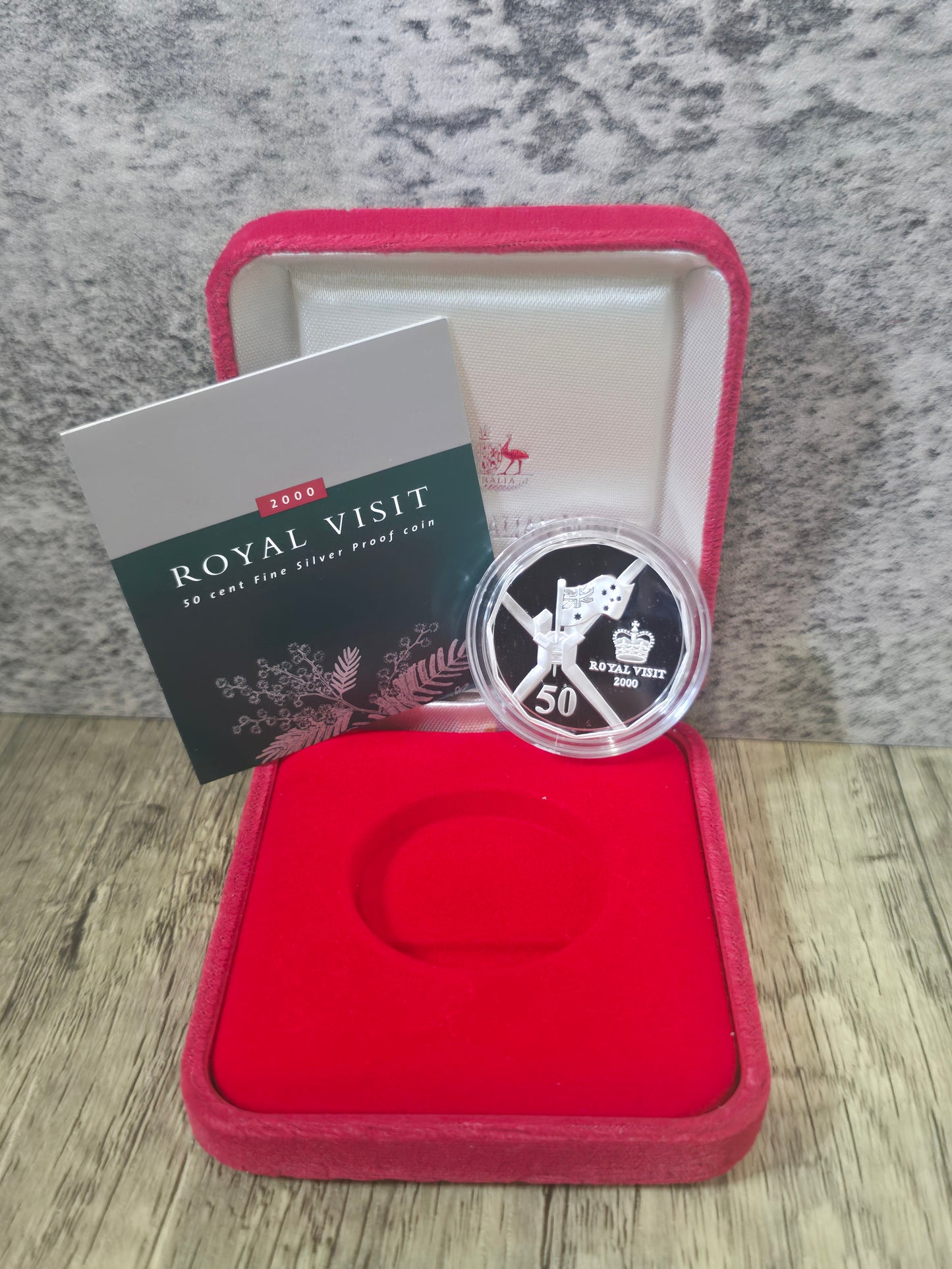 Royal Visit 50c Silver Proof 2000