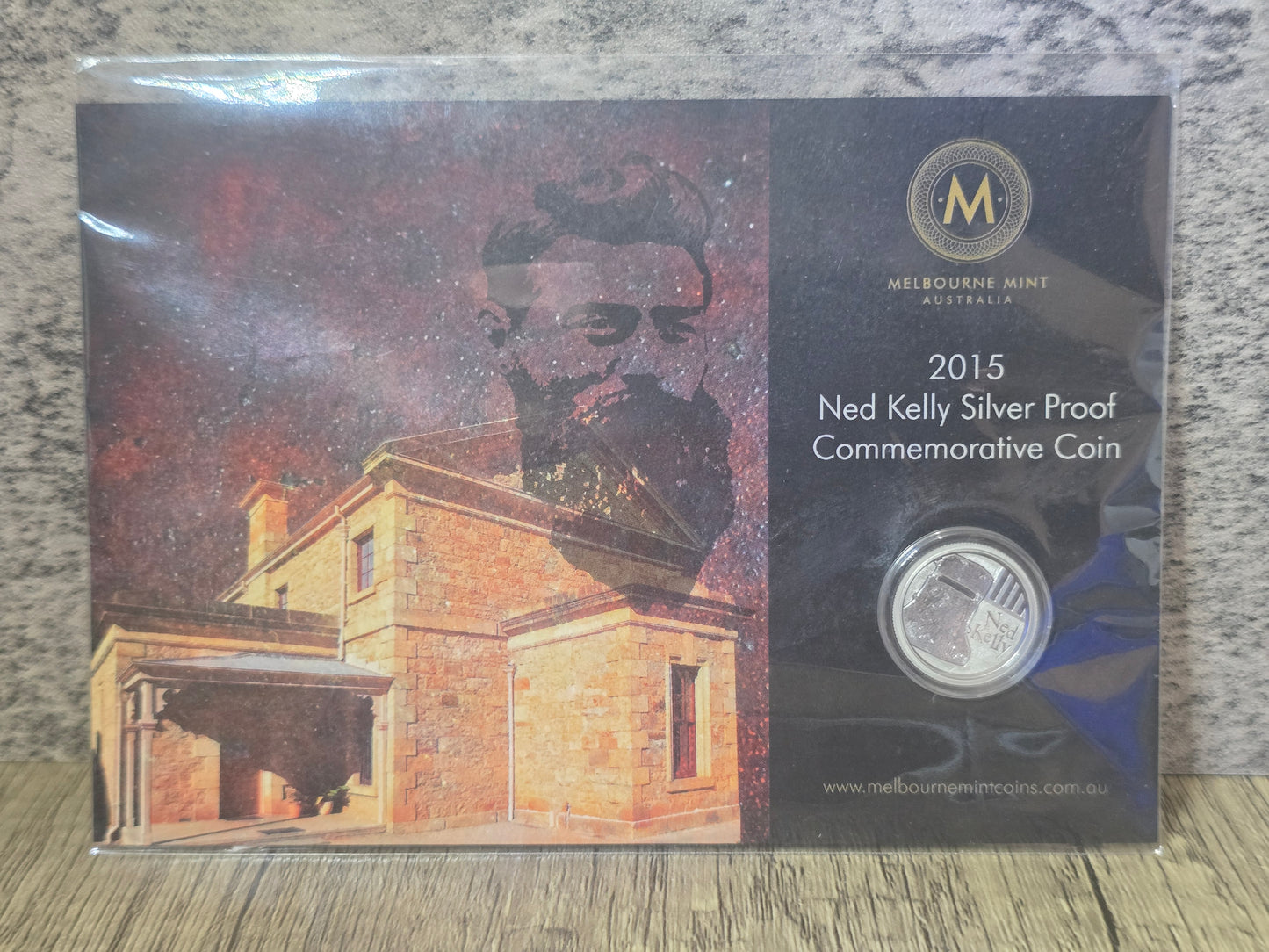 Ned Kelly 1/10th Silver Proof 2015 (#001/300)