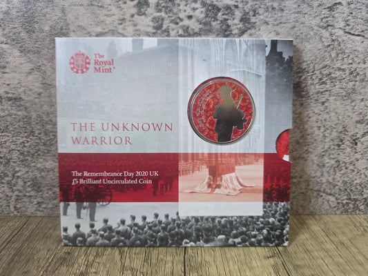 The Unknown Warrior UK Royal Mint, £5 BU, 2020