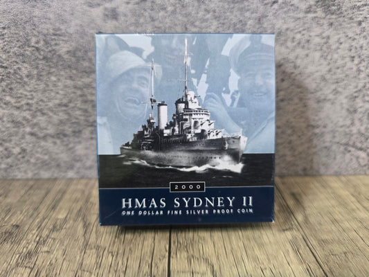 HMAS Sydney II, Silver Proof $1 2000