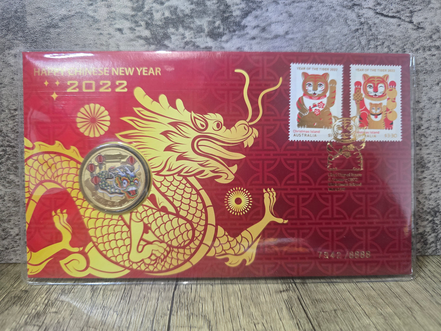 Chinese New Year Dragon $1 2022 PNC